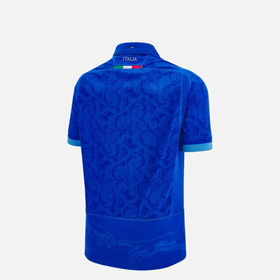 Macron Italië Rugby Replica Thuisshirt Junior