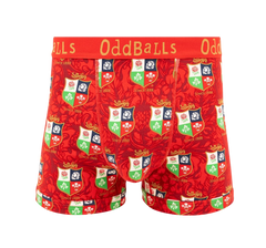 OddBalls British & Irish Lions Heren Boxer Shorts Katoen