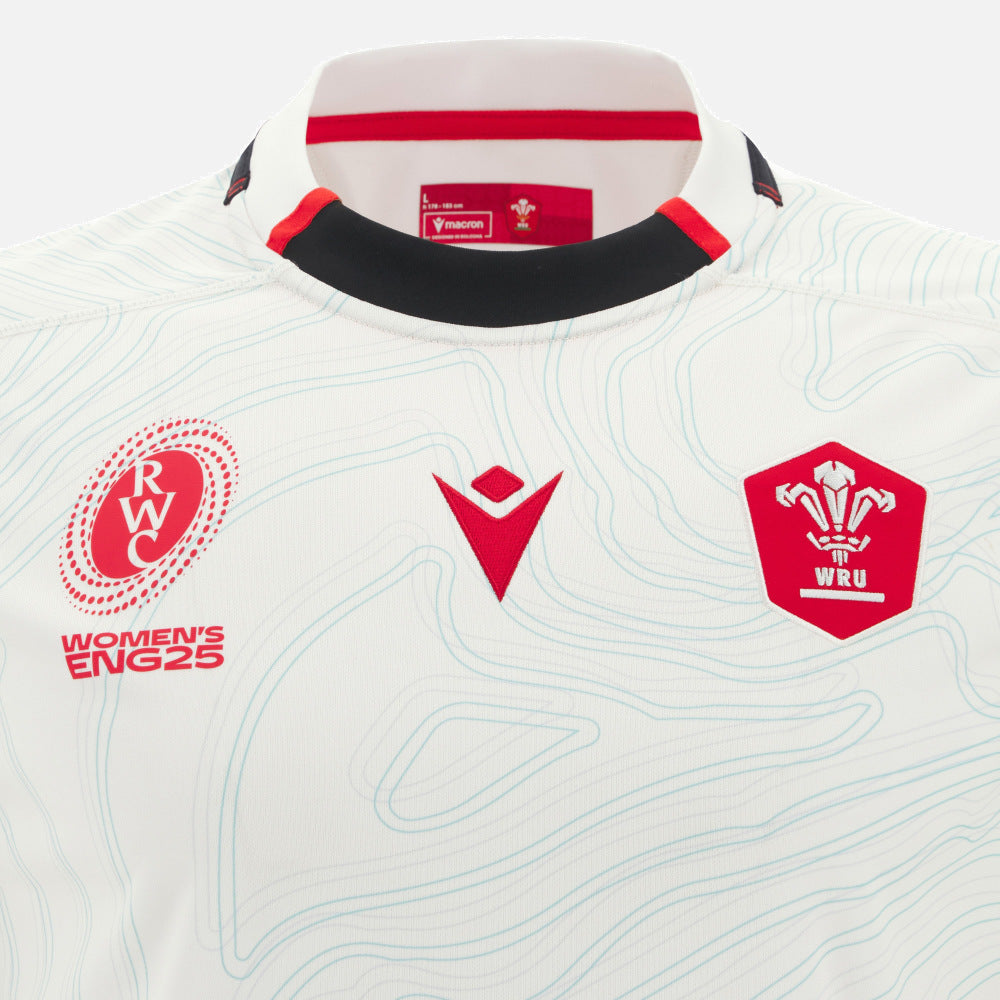 Macron Wales WRWC Replica Rugby Uitshirt Heren 2025