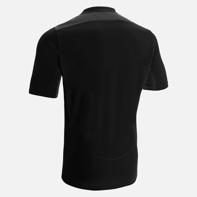 Macron Peridot Rugby Shirt Zwart Senior