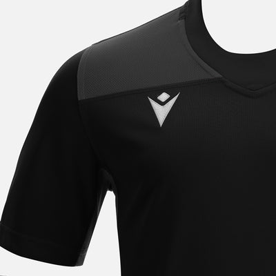 Macron Peridot Rugby Shirt Zwart Senior