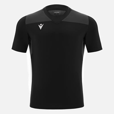 Macron Peridot Rugby Shirt Zwart Senior