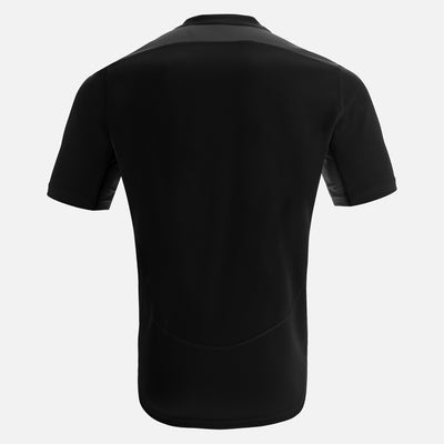Macron Peridot Rugby Shirt Zwart Senior
