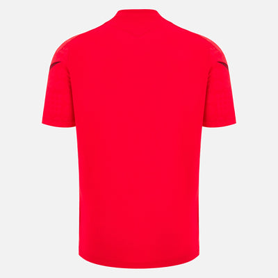 Macron Rugby Wales 2025/26 Rood Training T-shirt Heren