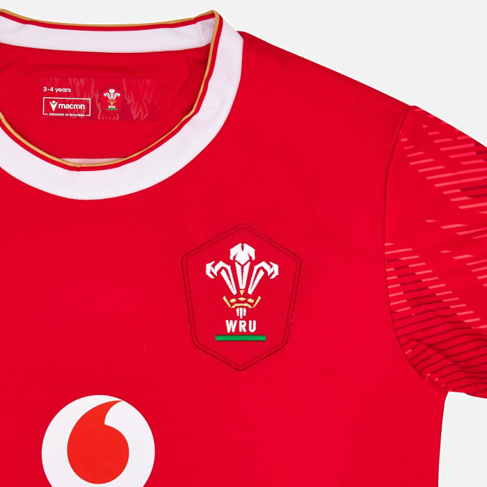 Wales Rugby Replica Thuistenue Kids