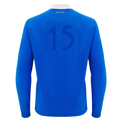 Italië Rugby Fan Line Lange Mouwen Shirt Volwassenen 2025/26