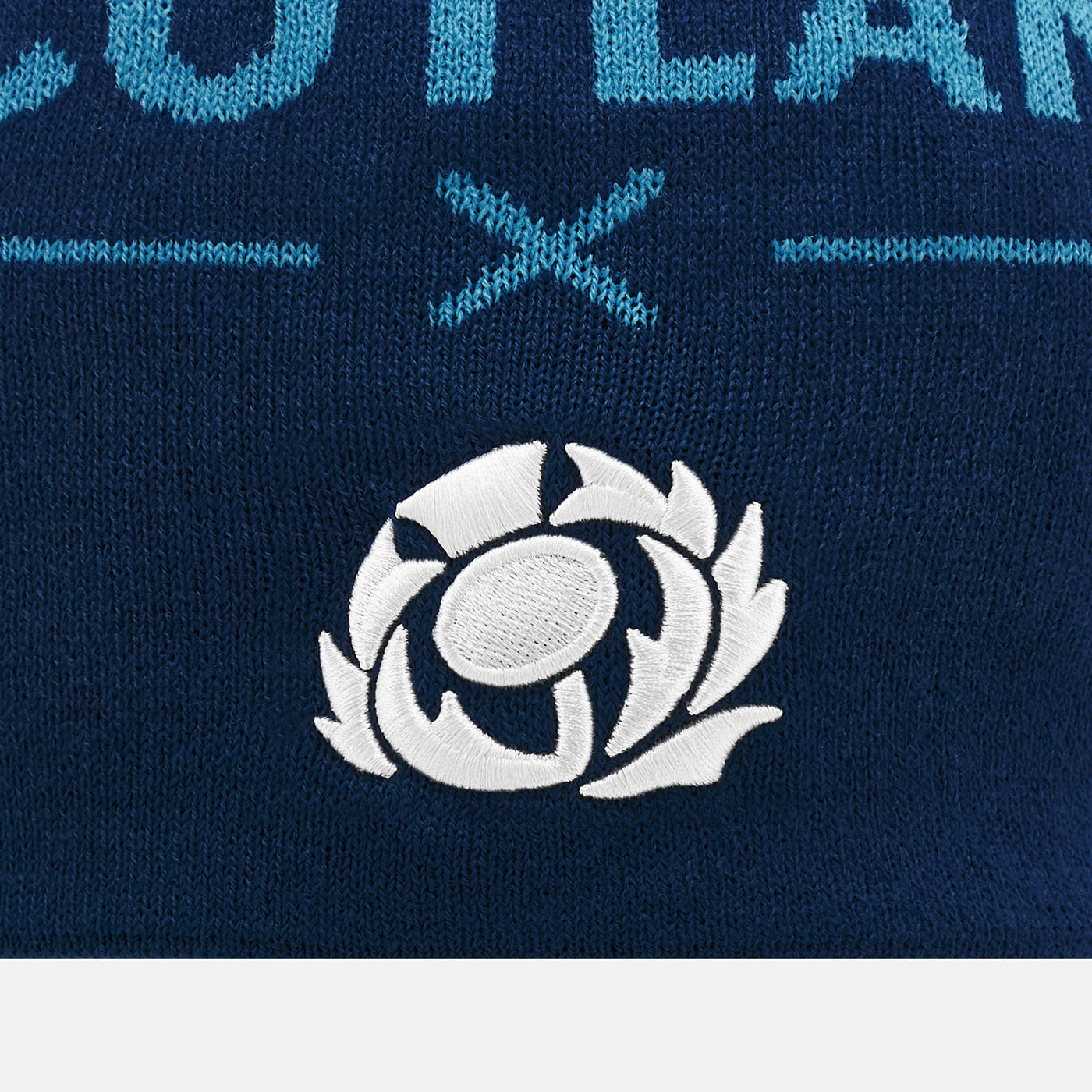 Schotland Rugby 2024/25 Blue Scotland Skull Beanie