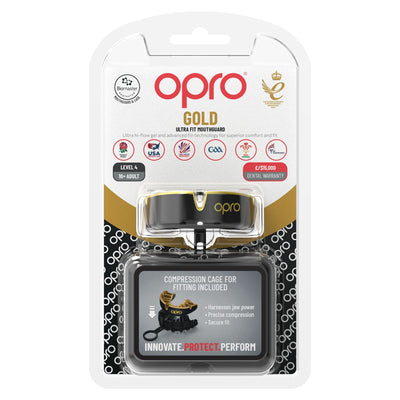 OPRO Gold Ultra Fit Mouthguard Junior