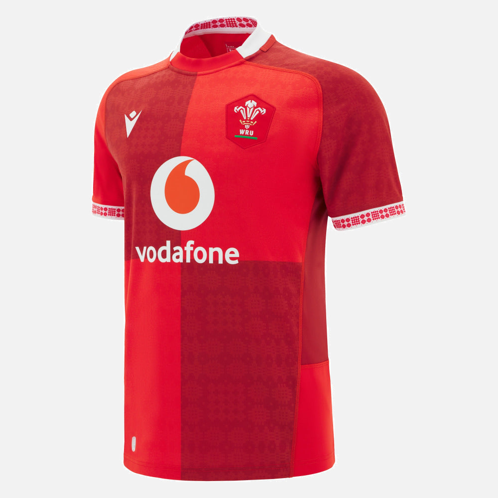 Macron Wales Replica Rugby Thuisshirt 2025/26 Heren