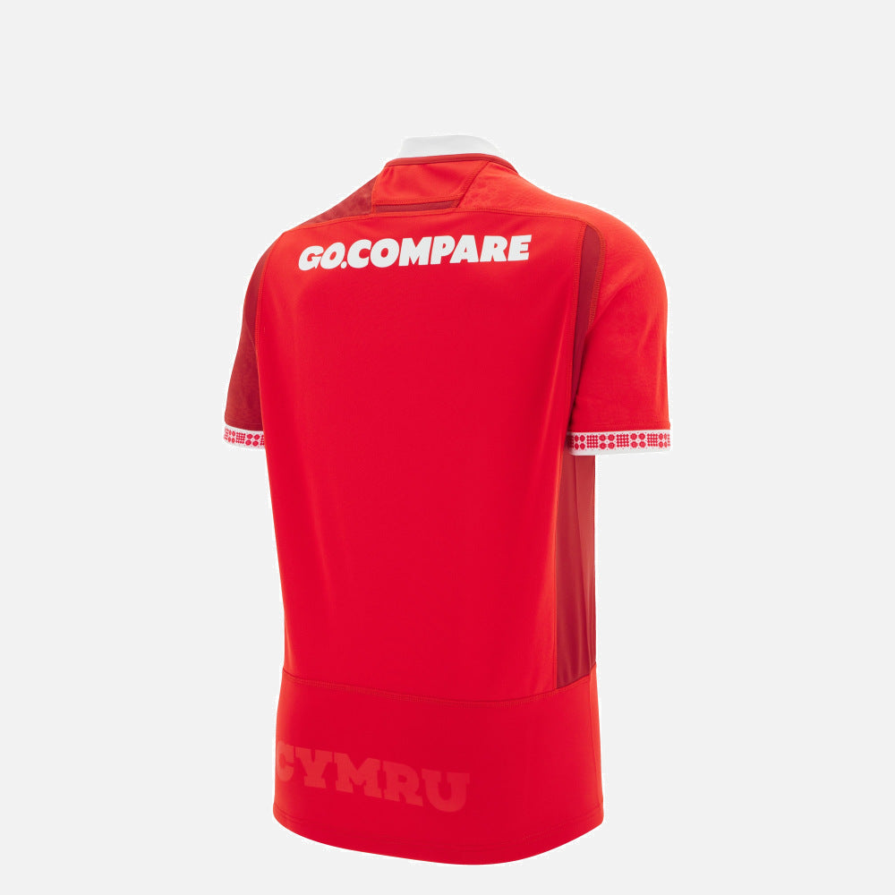 Macron Wales Replica Rugby Thuisshirt Kids 2025/26