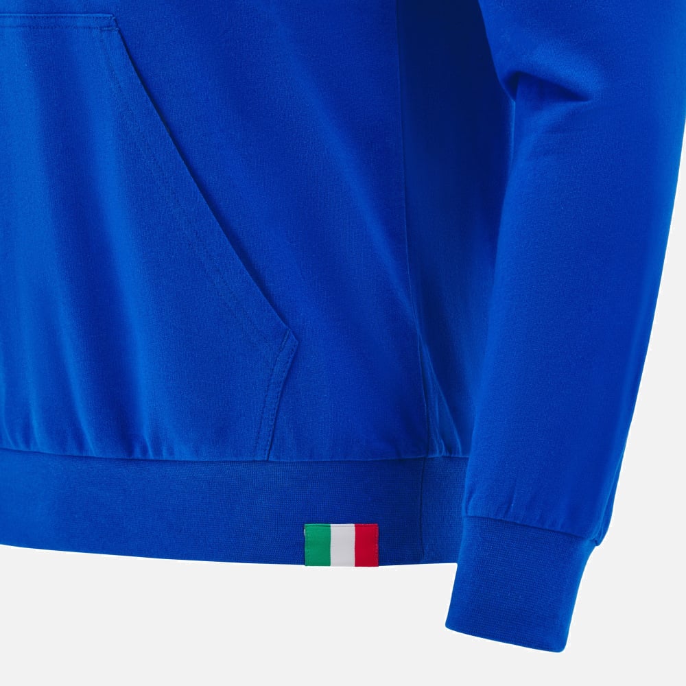 Macron Italië Rugby Supporters Hoodie Heren