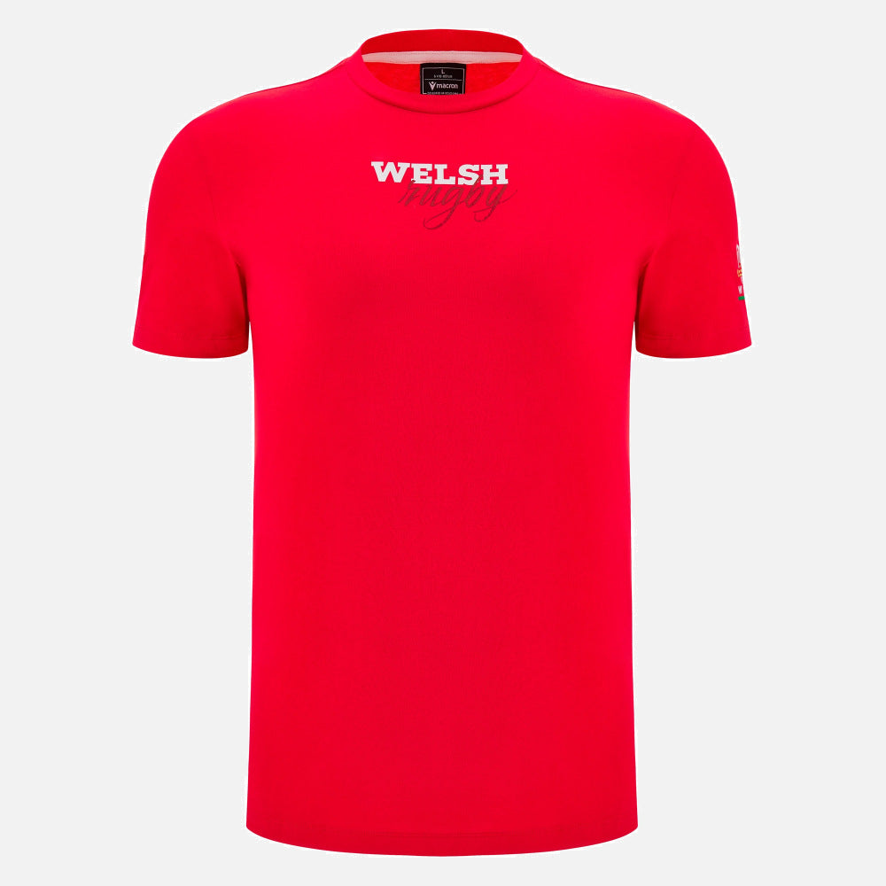 Macron Rugby Wales 2025/26 Fan T-shirt Heren