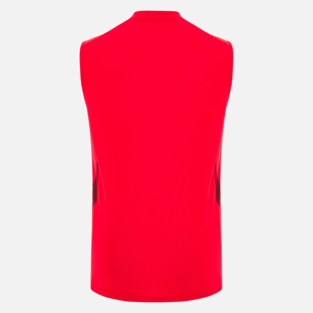 Macron Rugby Wales 2025/26 Rood Training Singlet Heren