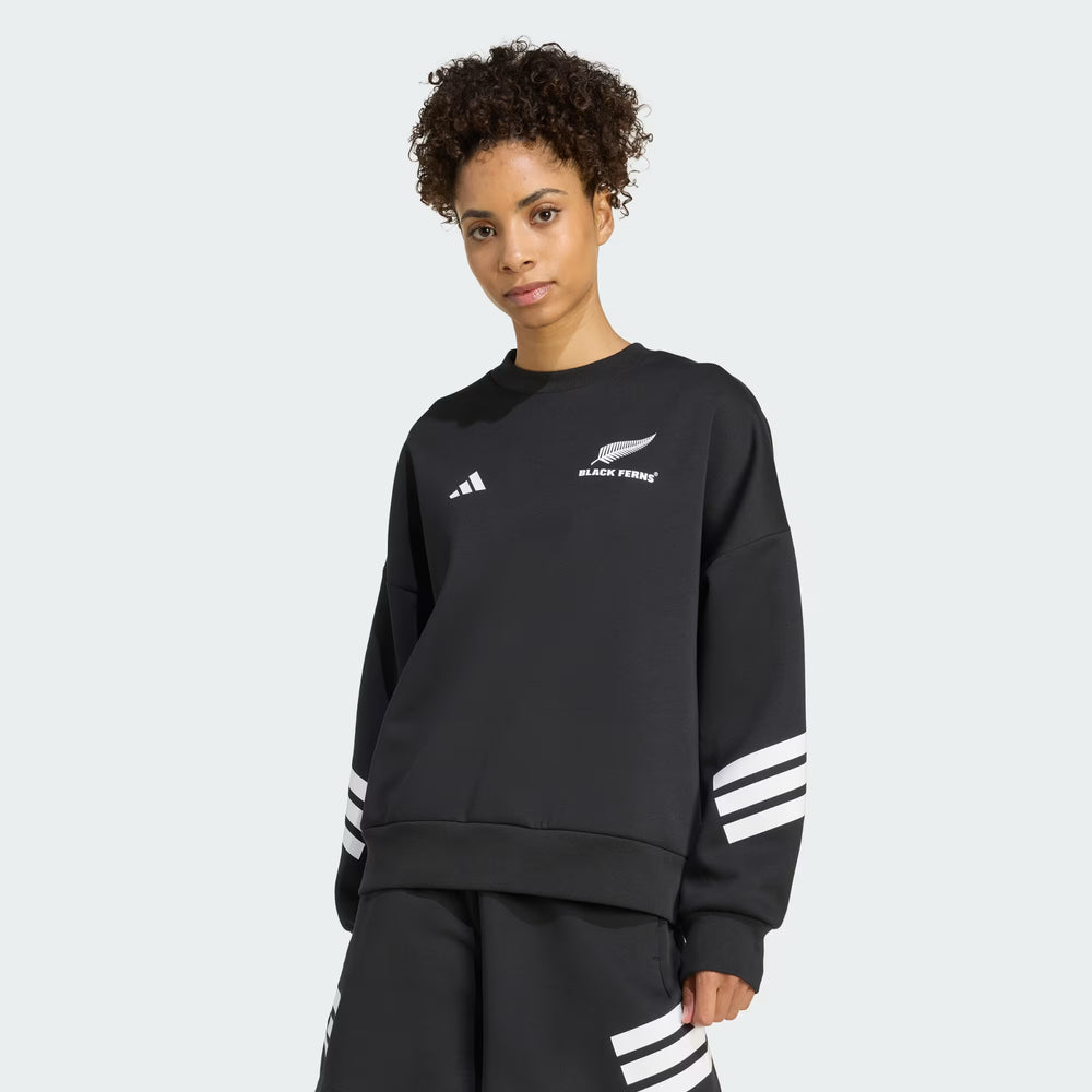 adidas Black Ferns 3-Stripes Sweatshirt