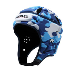 Impact Rugby Camo Blue Scrumcap
