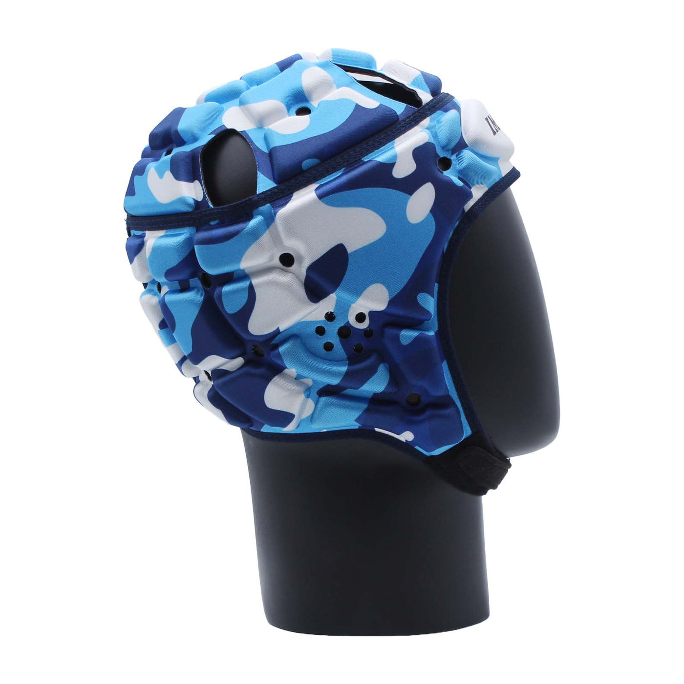 Impact Rugby Camo Blue Scrumcap