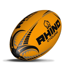 Rhino Cyclone Rugbybal Fluor Oranje Maat 3