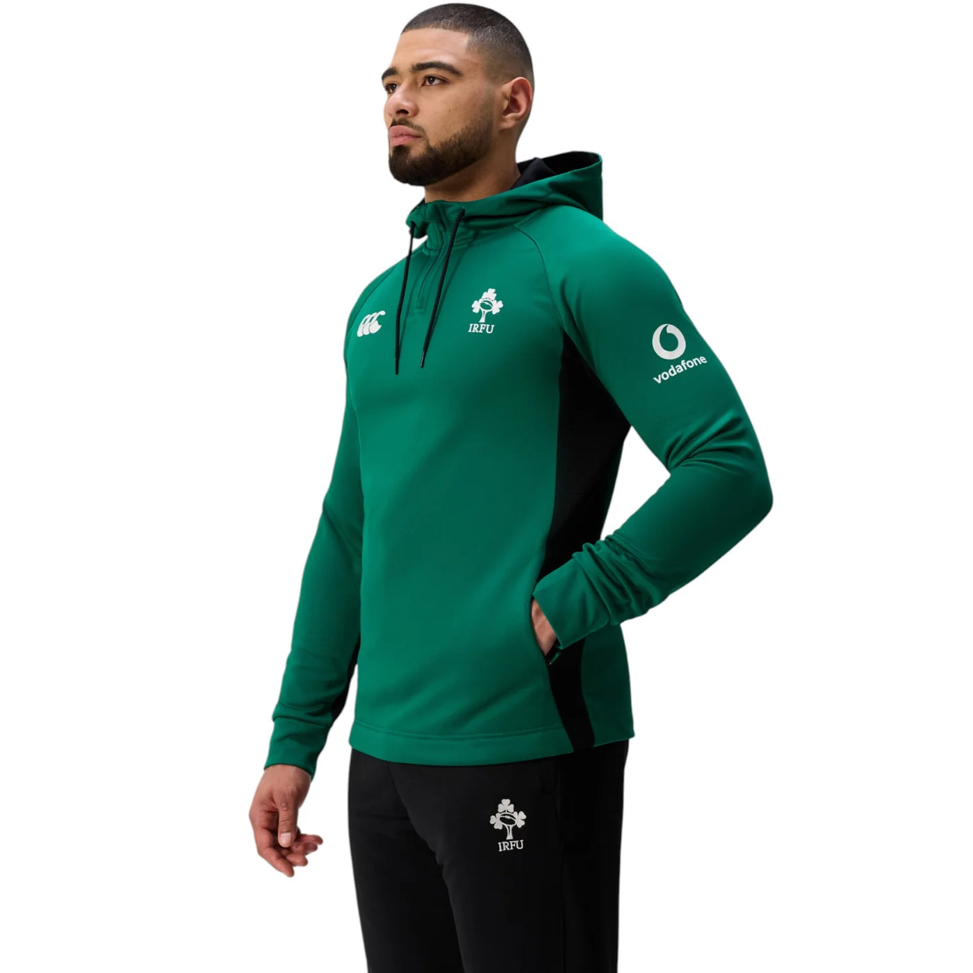 Canterbury Ierland IRFU Rugby Heren Half-Zip Trainingshoodie (vanaf 31-10 verkrijgbaar)