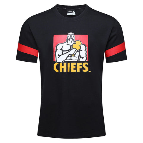 Classic Gallagher Chiefs Super Rugby Supporters katoenen T-shirt Heren