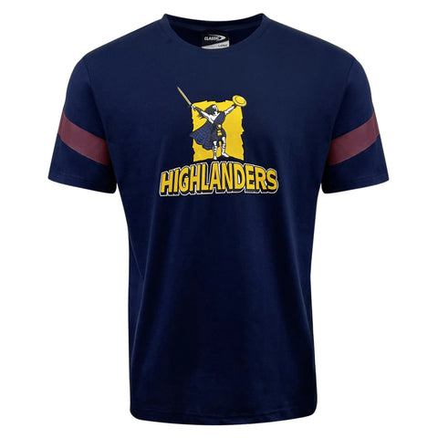 Classic Highlanders Super Rugby Supporters T-Shirt Heren