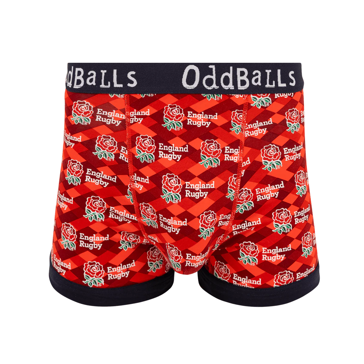 OddBalls England Rugby Union Alternate Heren Boxer Shorts Katoen
