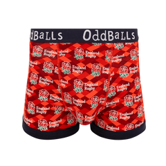 OddBalls England Rugby Union Alternate Heren Boxer Shorts Katoen