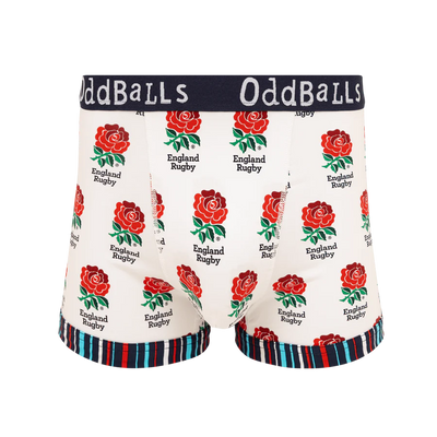OddBalls England Rugby Union Home Heren Boxer Shorts Katoen