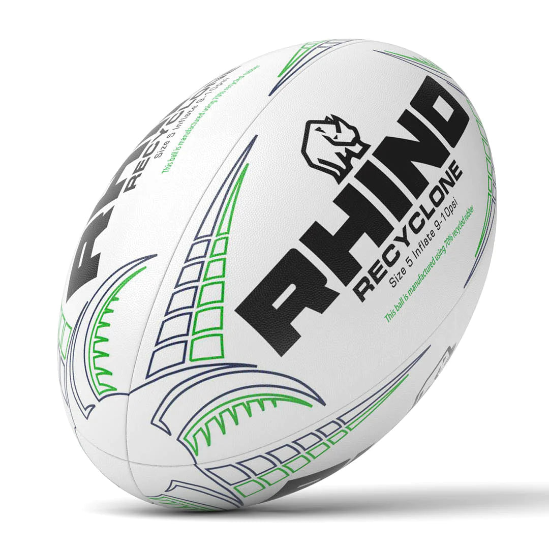 Rhino Recyclone Recycled Rugbybal Maat 3