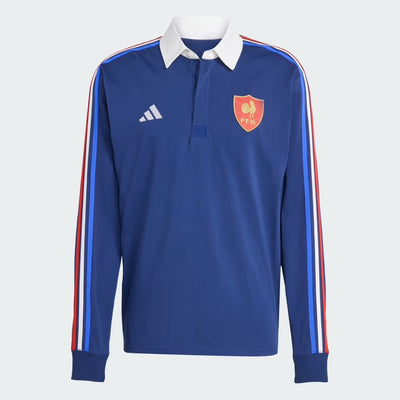 Adidas France Culture Rugbyshirt met Lange Mouwen