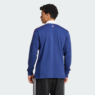 Adidas France Culture Rugbyshirt met Lange Mouwen