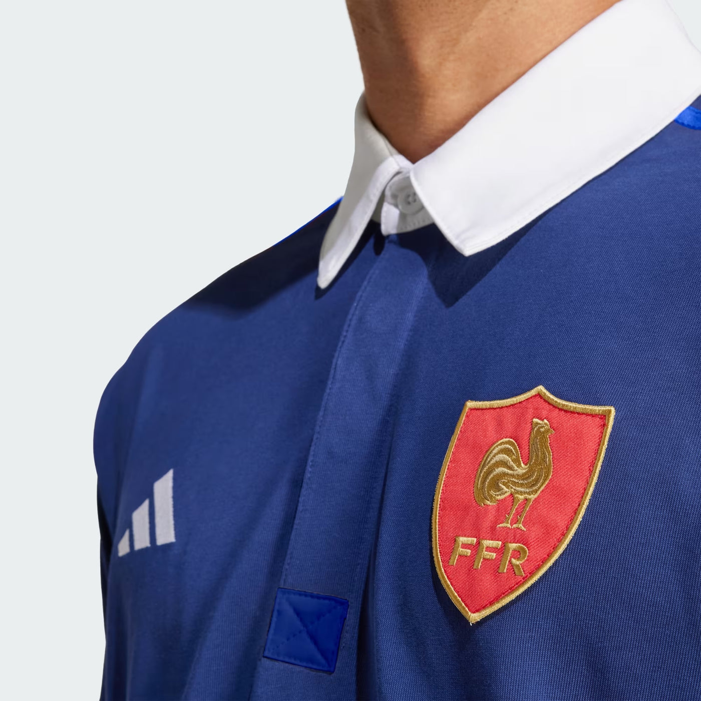 Adidas France Culture Rugbyshirt met Lange Mouwen