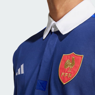 Adidas France Culture Rugbyshirt met Lange Mouwen