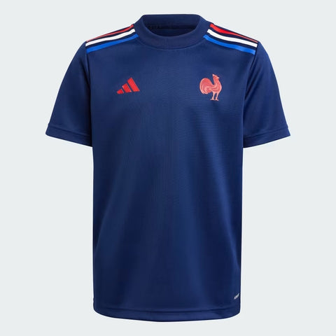 Adidas Frankrijk Rugby Thuis Supporter T-shirt Kids