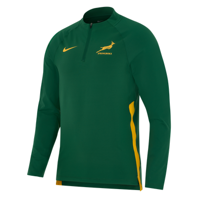 Nike Springboks Heren 1/4 Zip Trainingstop Gorge Green