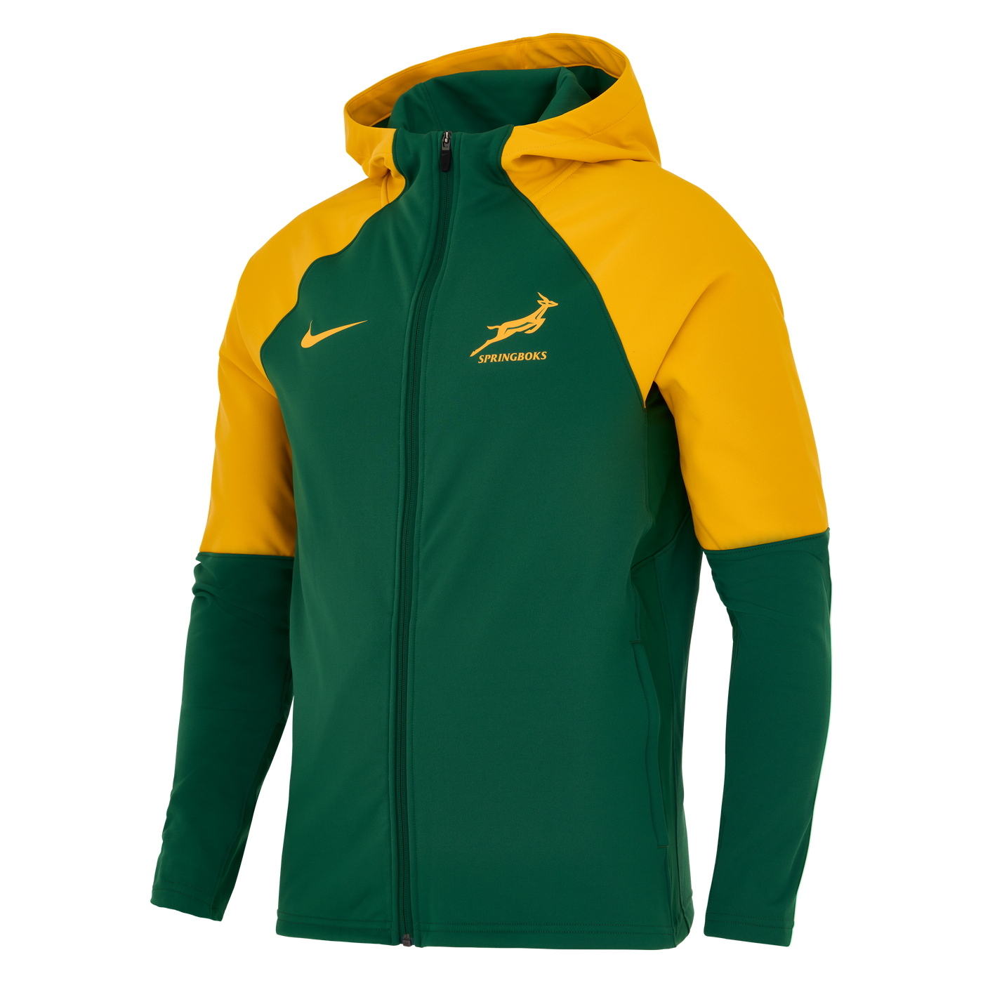 Nike Springboks Heren Training Hoodie FZ Gorge Green