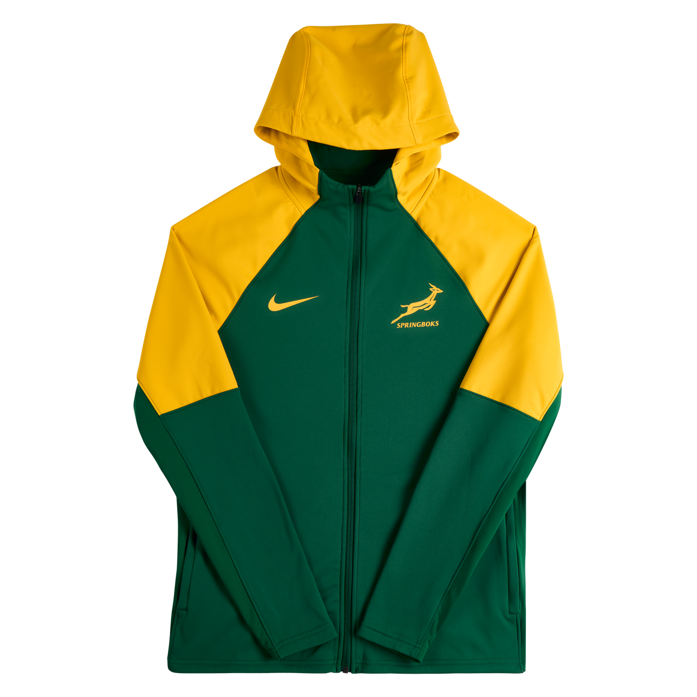 Nike Springboks Heren Training Hoodie FZ Gorge Green