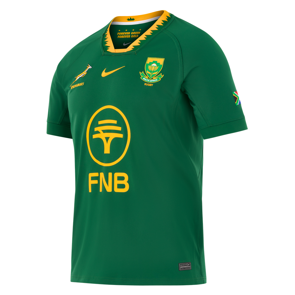 Nike Springboks Heren Stadium Rugby Shirt Home
