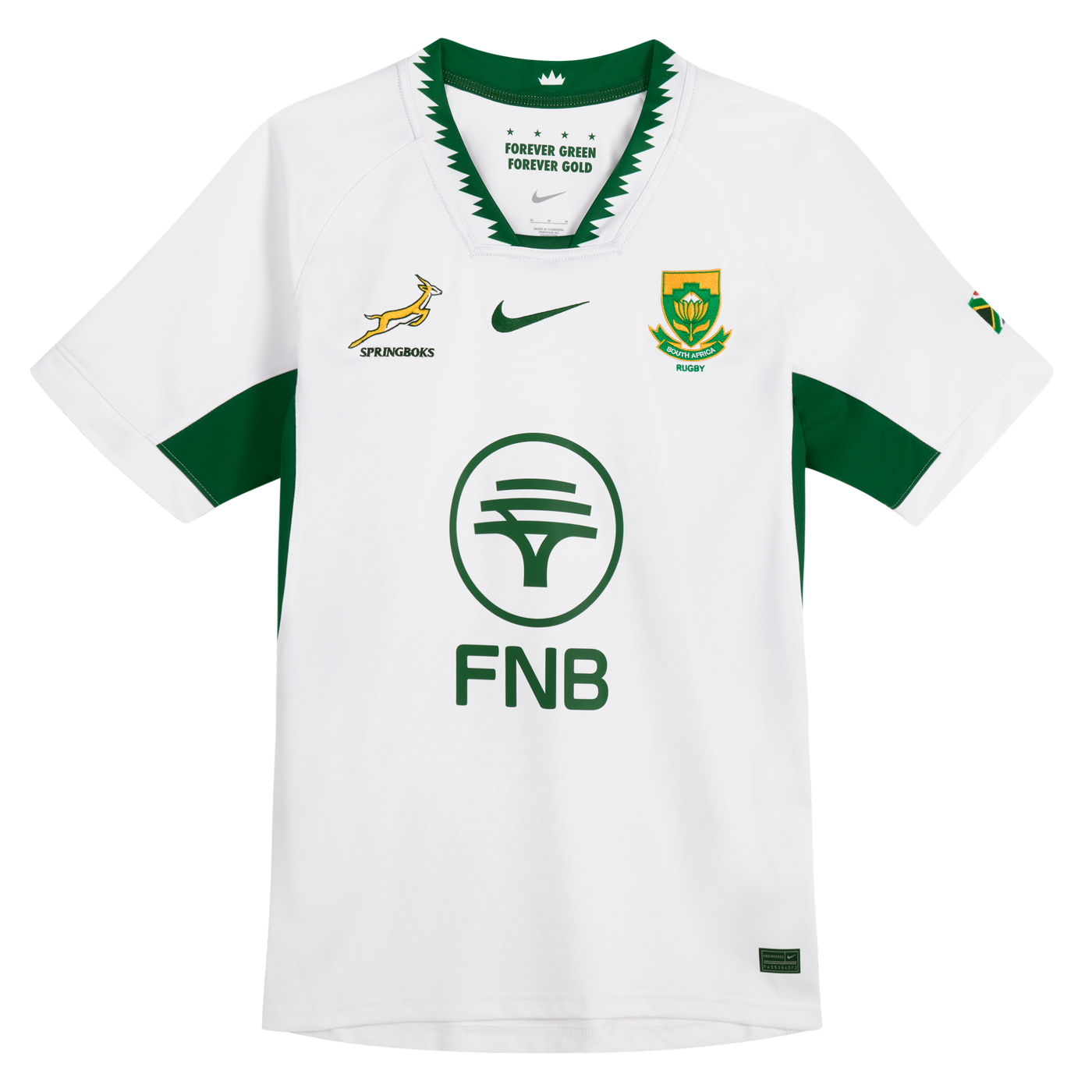 Nike Springboks Heren Stadium Rugby Shirt Away Wit