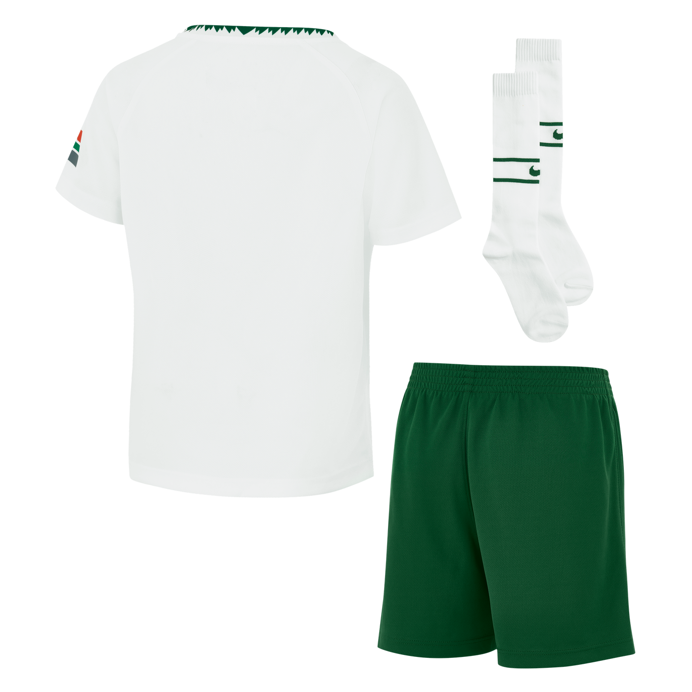 Nike Springboks Little Kids Stadium Away Kit Wit