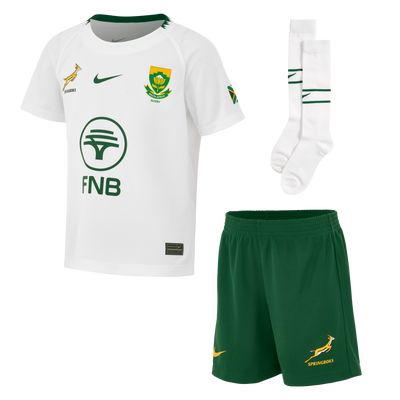 Nike Springboks Little Kids Stadium Away Kit Wit