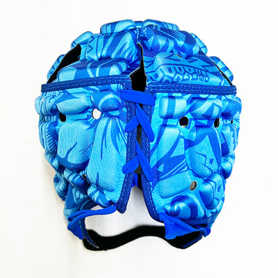 Impact Rugby Flower/Blue Scrumcap