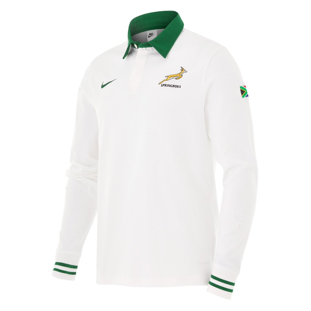 Nike Springboks Heren Long Sleeve Rugby Shirt