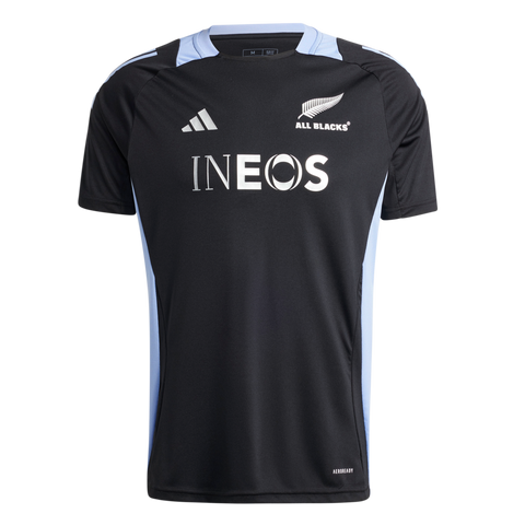 Adidas All Blacks Rugby Home Performance T-shirt Heren Blue Spark