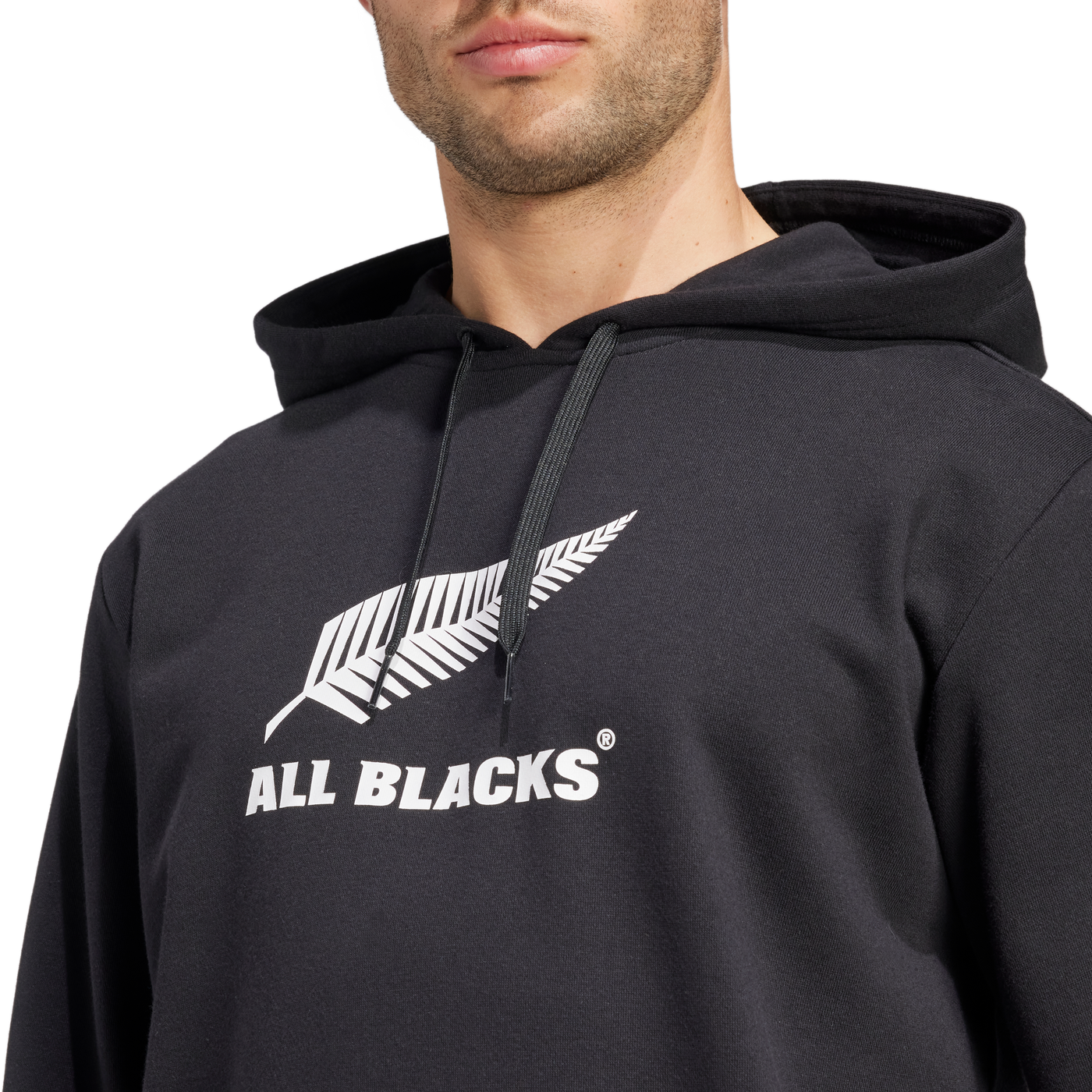 All Blacks Logo Hoodie Zwart Heren