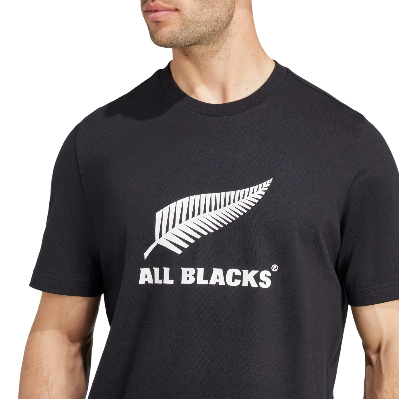 adidas All Blacks Logo T-shirt Heren Zwart