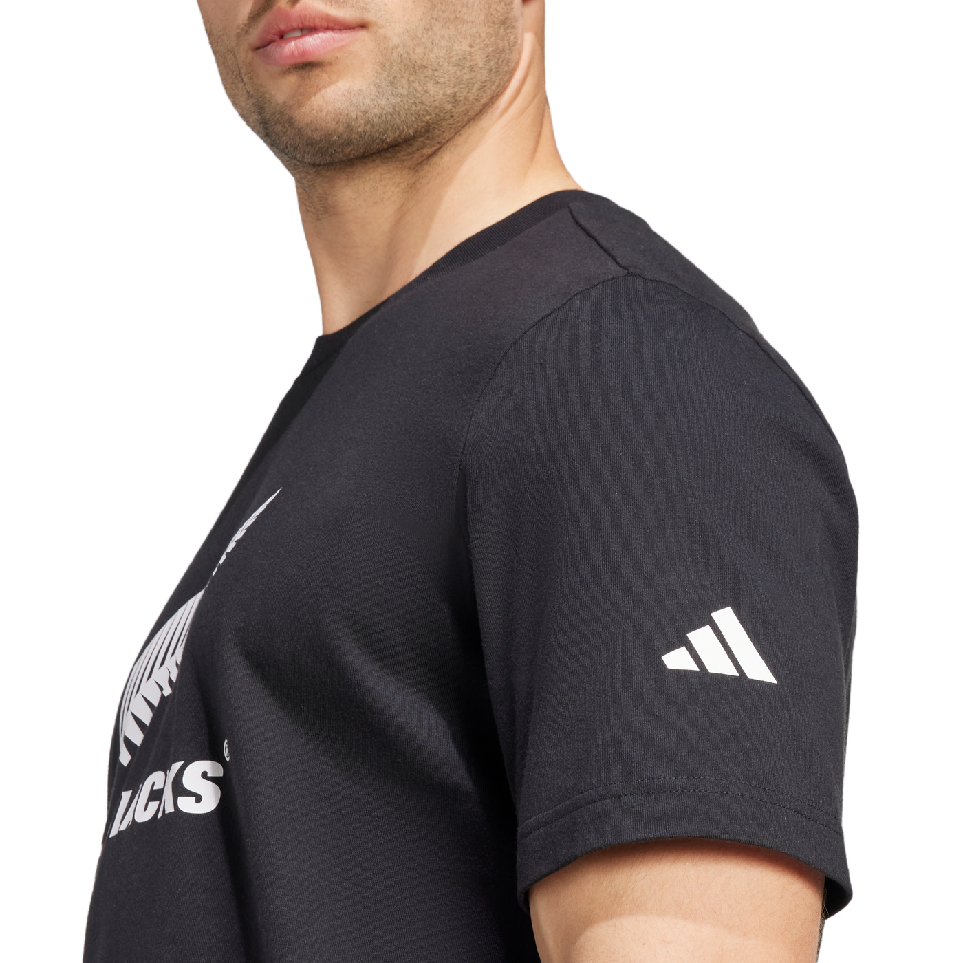 adidas All Blacks Logo T-shirt Heren Zwart