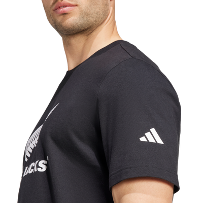 adidas All Blacks Logo T-shirt Heren Zwart