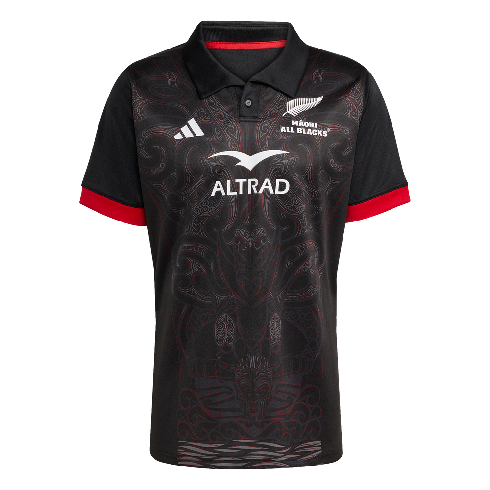 adidas Māori All Blacks Rugby Thuisshirt Zwart