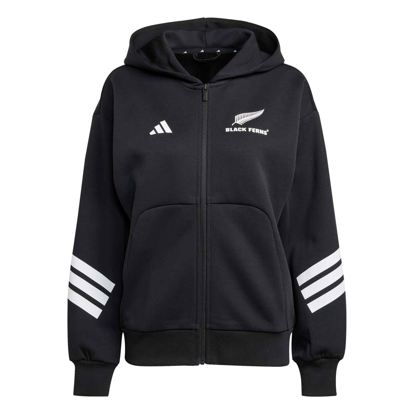 adidas Black Ferns FI 3S Hoodie Zwart Dames