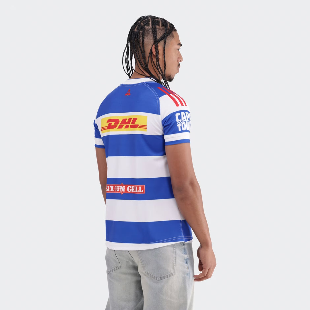 Stormers 2018 ホームジャージ adidas DHL Stormers Thuisshirt Heren 2025/26 – Rugbymagazijn